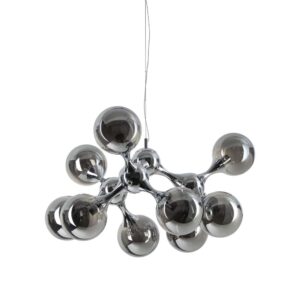 Полилей Ideal Lux Nodi SP09 370002 - хромирано тяло и хромирани стъклени сфери