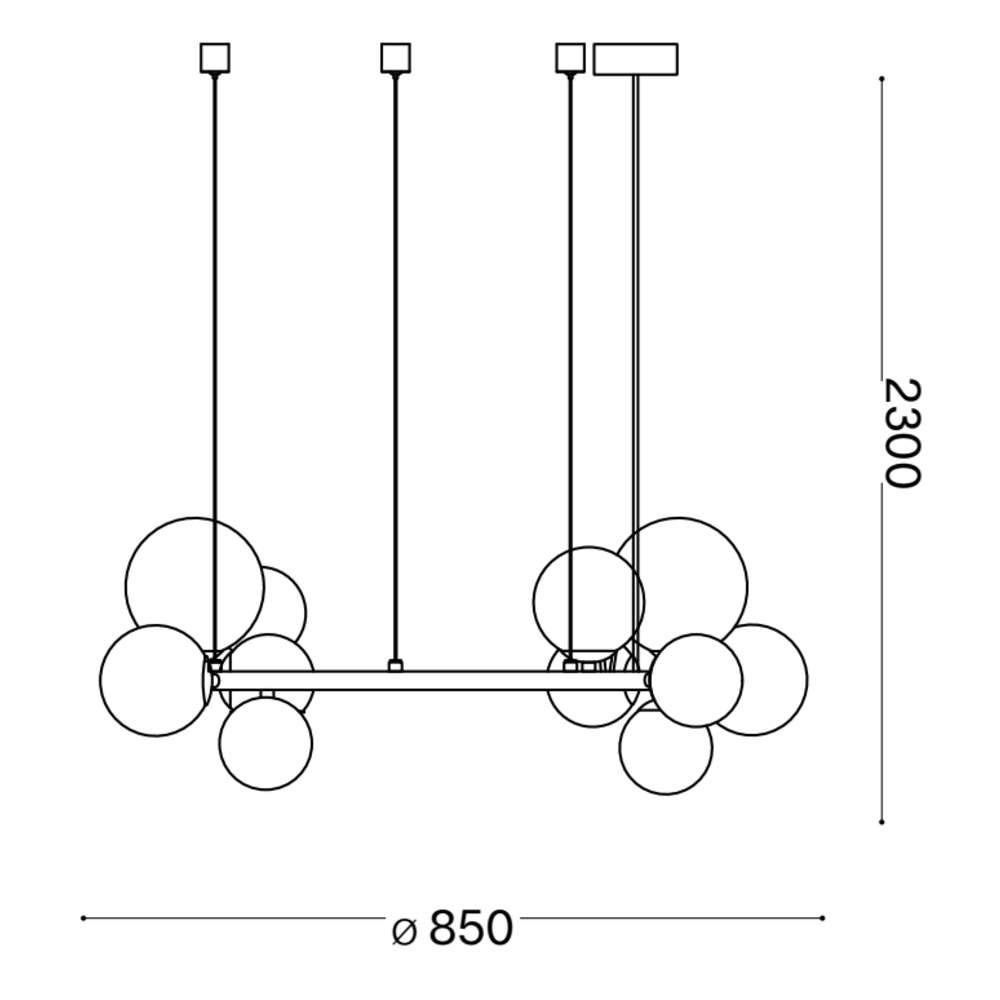 Perlage SP14 271385 - схема с размери в милиметри