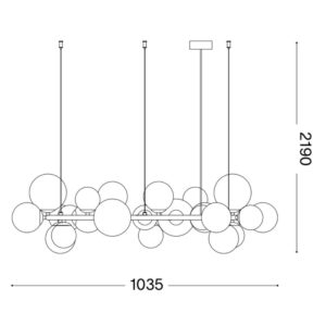 Perlage SP25 363387 - схема с размери в милиметри