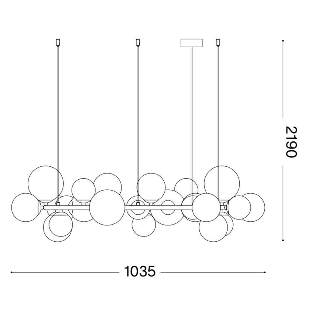 Perlage SP25 363387 - схема с размери в милиметри