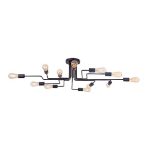 Maytoni Gilbert T532CL-12B - черен полилей с дванадесет фасунги