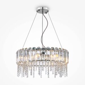 Maytoni Hail MOD097PL-08CH - хромиран полилей с прозрачни кристали