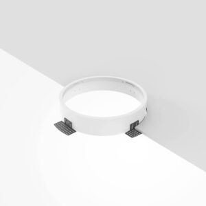 Рамка за вграждане Maytoni Zon DLA032-TRS36-W Ø30,6 см бяла - общ изглед на монтажната рамка