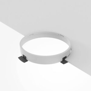 Рамка за вграждане Maytoni Zon DLA032-TRS45-W Ø40,6 см бяла - общ изглед на монтажната рамка