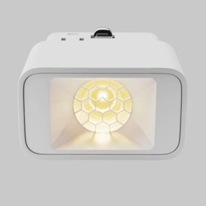 Магнитен LED модул Maytoni Points S TR100-2-2W3K-S-W, бял, детайл на оптиката с решетка HoneyComb