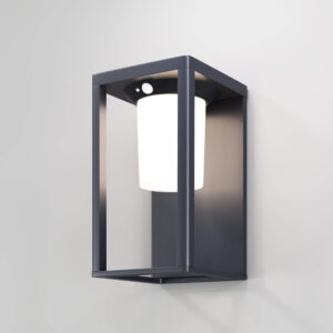 Maytoni Shatter OSL457WL-L2GF3K - графитен соларен аплик с бял дифузер