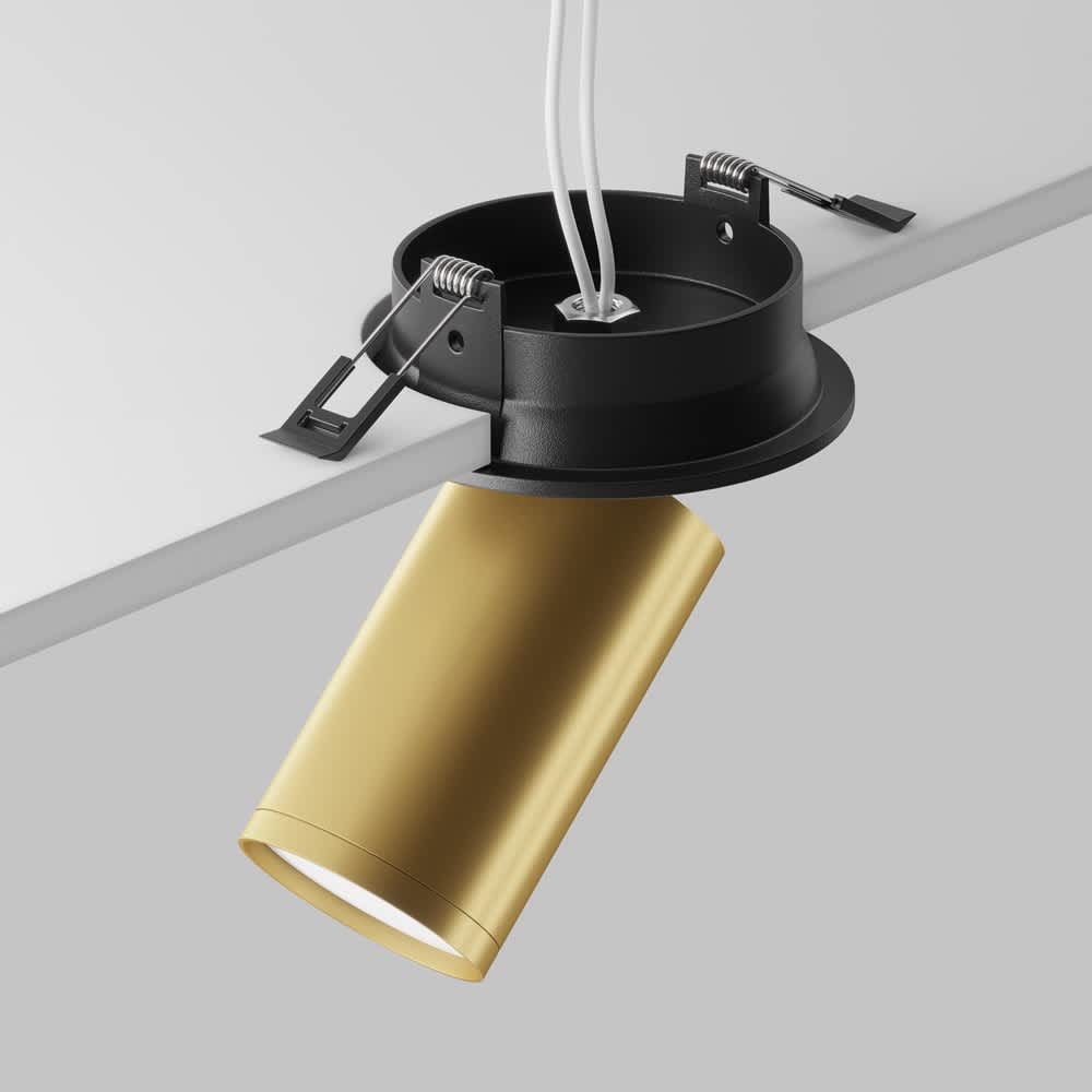 Спот за вграждане Maytoni Focus S C048CL-U-1BMG, захващане с монтажни пружини