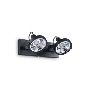 Спот лампа Ideal Lux Glim PL2 200248 черна - основна снимка