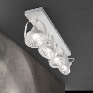 Ideal Lux Glim PL4 200217 - четирите светещи глави, монтирани на таван