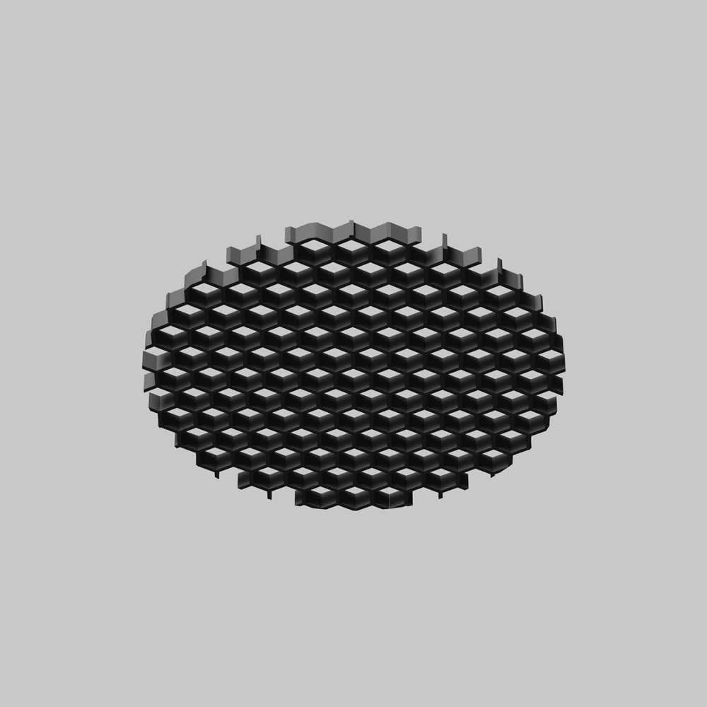 Черен филтър против заслепяване Maytoni Dip HoneyComb001-D41.5, основен продуктов изглед