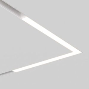 Ъглова LED лампа Maytoni Exility Basis Angle TR042-2-24W3K-W, бяла, светеща лампа в ъгъла на релсата
