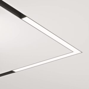 Ъглова LED лампа Maytoni Exility Basis TR042-2-24W3K-1, черна, светеща лампа в ъгъла на релсата